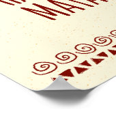 Hakuna Matata Lion Poster (Hoek)