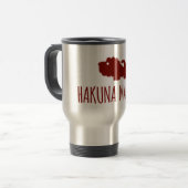 Hakuna Matata Lion Reisbeker (Voorkant links)