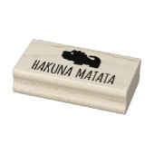 Hakuna Matata Lion Rubberstempel (Stempel)