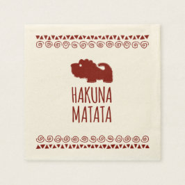 Hakuna Matata Lion Servet