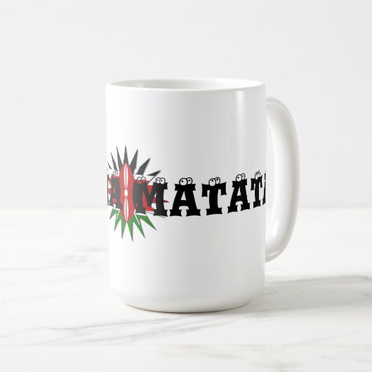 Hakuna matata Logo Koffiemok (Voorkant rechts)