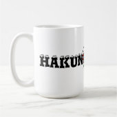 Hakuna matata Logo Koffiemok (Links)