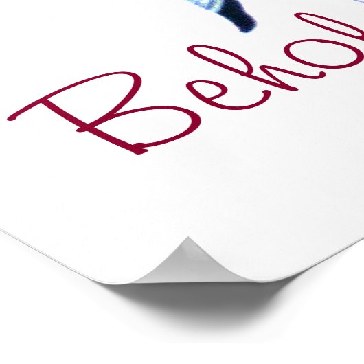 Hakuna Matata loopt met Jezus Poster (Hoek)