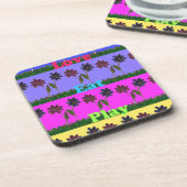 Hakuna Matata Love Eat Play.png Bier Onderzetter (Linkerzijde)