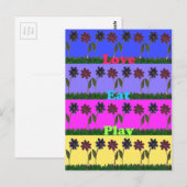 Hakuna Matata Love Eat Play.png Briefkaart (Voorkant / Achterkant)