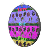 Hakuna Matata Love Eat Play.png Dartbord (Voorkant Rechts)