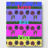 Hakuna Matata Love Eat Play.png Fotoplaat (Voorkant)