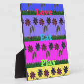 Hakuna Matata Love Eat Play.png Fotoplaat (Zijkant)