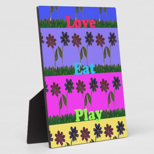 Hakuna Matata Love Eat Play.png Fotoplaat (Zijkant)