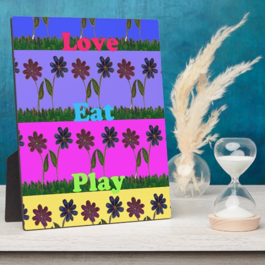 Hakuna Matata Love Eat Play.png Fotoplaat (Zijkant)