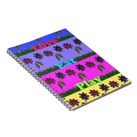 Hakuna Matata Love Eat Play.png Notitieboek (Rechterzijde)