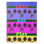 Hakuna Matata Love Eat Play.png Notitieboek (Voorkant)