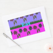 Hakuna Matata Love Eat Play.png Rechthoekige Sticker (Envelop)