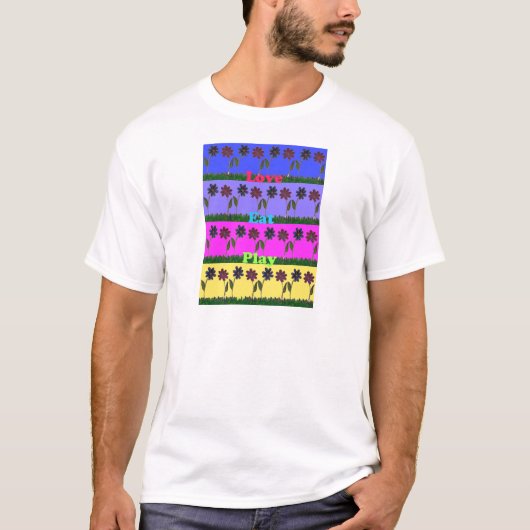 Hakuna Matata Love Eat Play.png T-shirt (Voorkant)