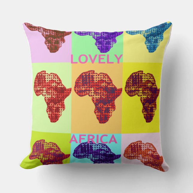 Hakuna Matata Lovely Africa Pillow Kussen (Voorkant)