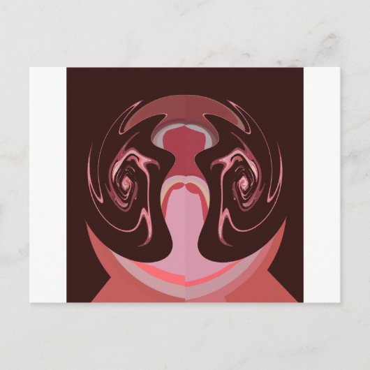 Hakuna matata maskman kleuren briefkaart (Voorkant)