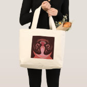 Hakuna matata maskman kleuren grote tote bag (Voorkant (product))