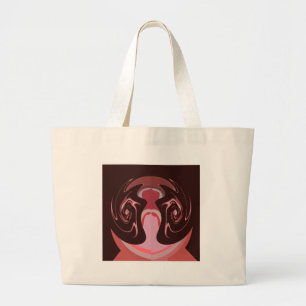Hakuna matata maskman kleuren grote tote bag