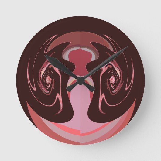 Hakuna matata maskman kleuren ronde klok (Voorkant)