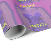 Hakuna Matata Merry KerstLove Design Cadeaupapier (Rol Hoek)