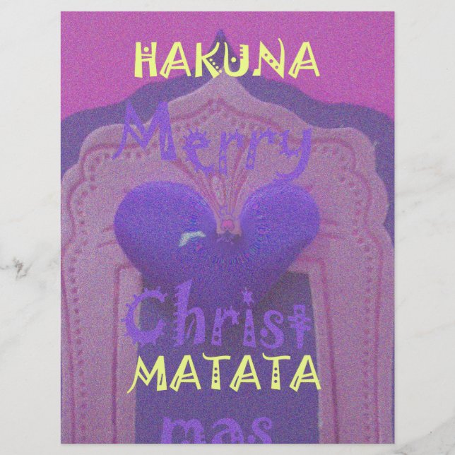 Hakuna Matata Merry KerstLove Design.jpg (Voorkant)