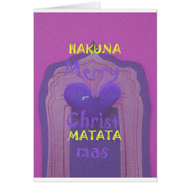 Hakuna Matata Merry KerstLove Design.jpg (Voorkant)