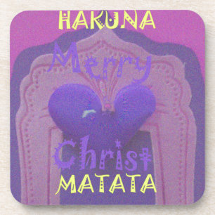 Hakuna Matata Merry KerstLove Design.jpg Bier Onderzetter