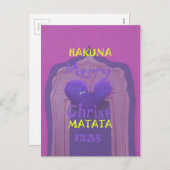 Hakuna Matata Merry KerstLove Design.jpg Feestdagenkaart (Voorkant / Achterkant)