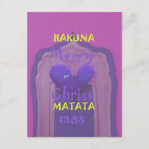 Hakuna Matata Merry KerstLove Design.jpg Feestdagenkaart