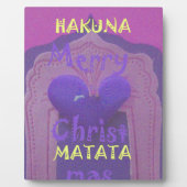 Hakuna Matata Merry KerstLove Design.jpg Fotoplaat (Voorkant)