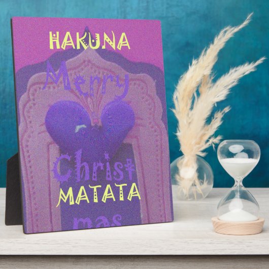 Hakuna Matata Merry KerstLove Design.jpg Fotoplaat (Zijkant)