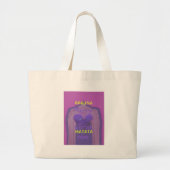 Hakuna Matata Merry KerstLove Design.jpg Grote Tote Bag (Voorkant)