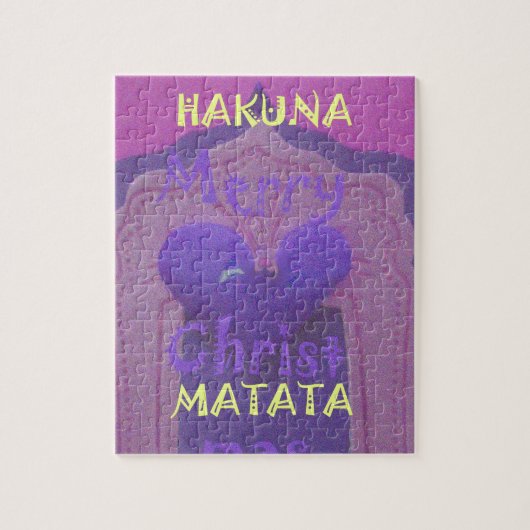 Hakuna Matata Merry KerstLove Design.jpg Legpuzzel (Verticaal)