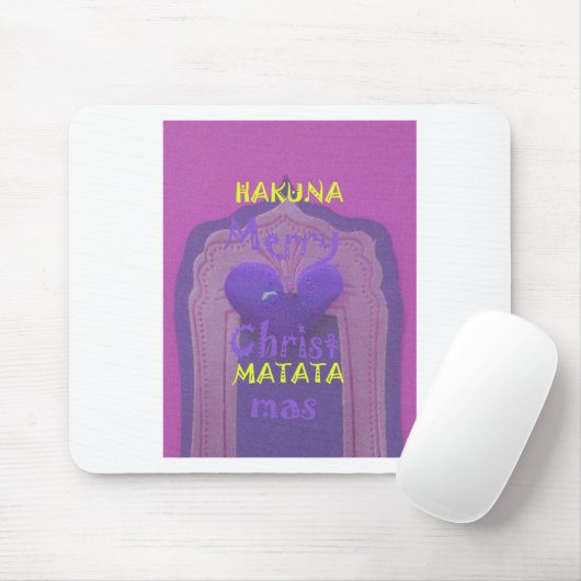 Hakuna Matata Merry KerstLove Design.jpg Muismat (Met muis)