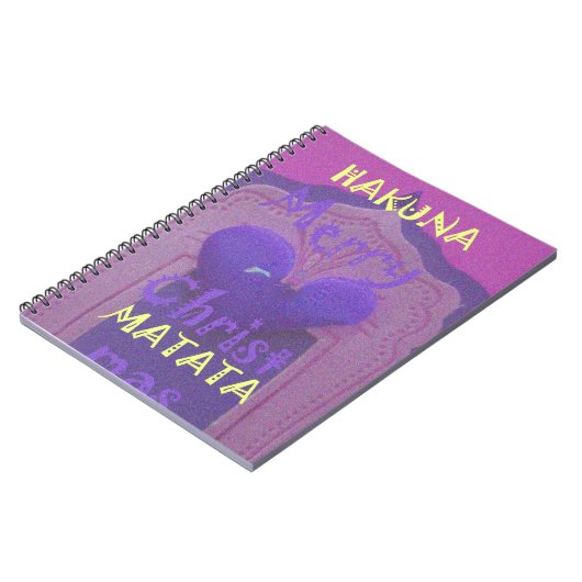 Hakuna Matata Merry KerstLove Design.jpg Notitieboek (Linkerzijde)