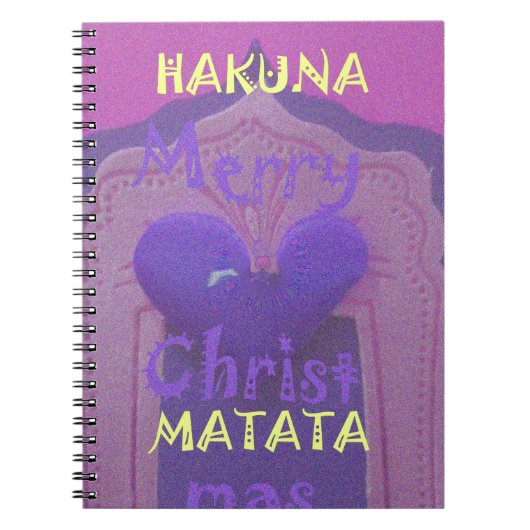 Hakuna Matata Merry KerstLove Design.jpg Notitieboek (Voorkant)