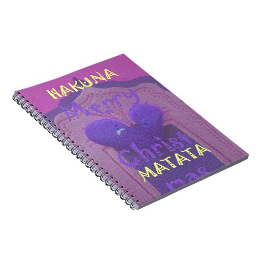Hakuna Matata Merry KerstLove Design.jpg Notitieboek (Rechterzijde)