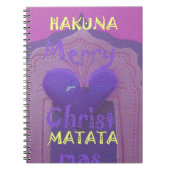 Hakuna Matata Merry KerstLove Design.jpg Notitieboek (Voorkant)