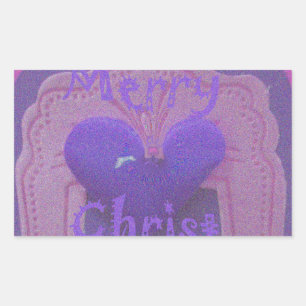 Hakuna Matata Merry KerstLove Design.jpg Rechthoekige Sticker