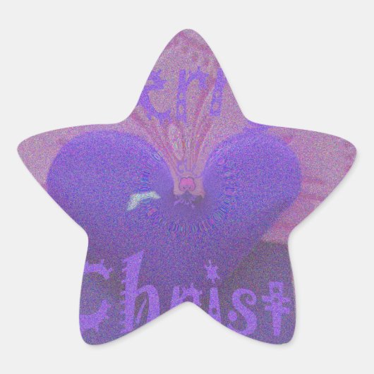 Hakuna Matata Merry KerstLove Design.jpg Ster Sticker (Voorkant)