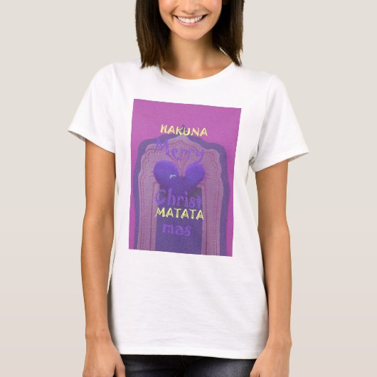 Hakuna Matata Merry KerstLove Design.jpg T-shirt (Voorkant)