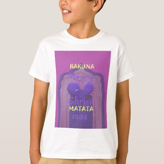 Hakuna Matata Merry KerstLove Design.jpg T-shirt (Voorkant)