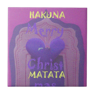Hakuna Matata Merry KerstLove Design.jpg Tegeltje