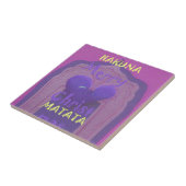 Hakuna Matata Merry KerstLove Design.jpg Tegeltje (Zijkant)