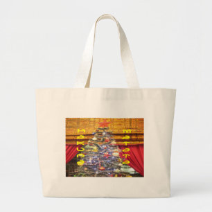 Hakuna Matata Merry Kerstmis en een gelukkig nieuw Grote Tote Bag