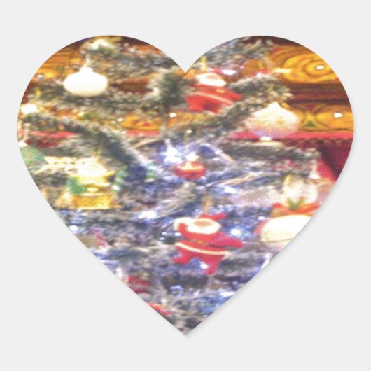 Hakuna Matata Merry Kerstmis en een gelukkig nieuw Hart Sticker (Voorkant)