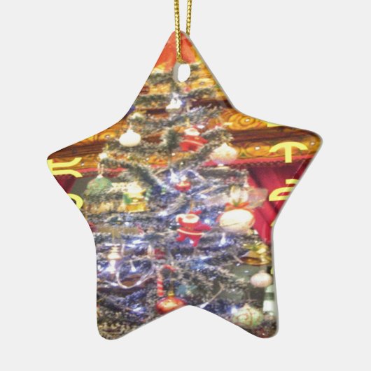 Hakuna Matata Merry Kerstmis en een gelukkig nieuw Keramisch Ornament (Links)