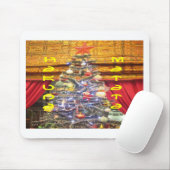 Hakuna Matata Merry Kerstmis en een gelukkig nieuw Muismat (Met muis)