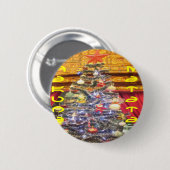 Hakuna Matata Merry Kerstmis en een gelukkig nieuw Ronde Button 5,7 Cm (Voorkant /achterkant)