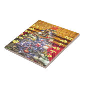 Hakuna Matata Merry Kerstmis en een gelukkig nieuw Tegeltje (Zijkant)